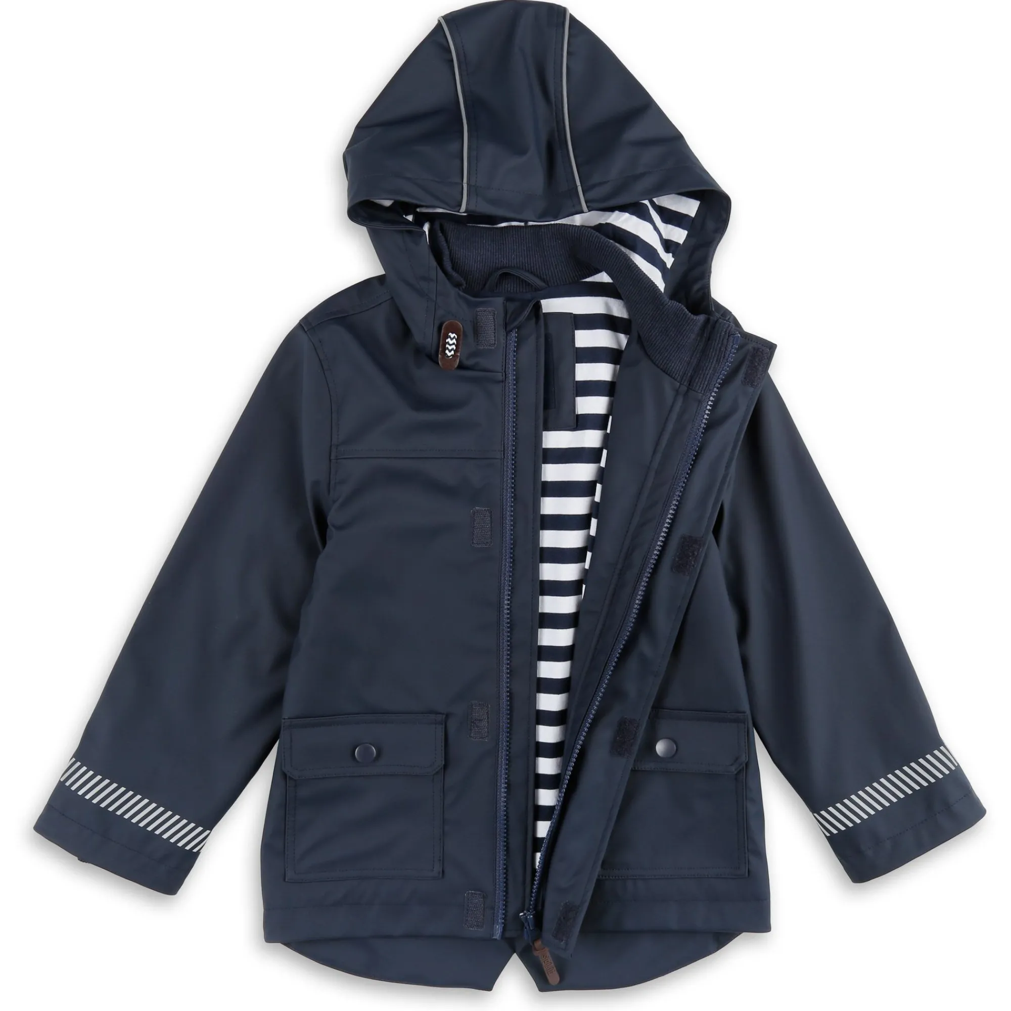 Sigikid Regenkleidung|Dunkelblaue Regenjacke, Mit Baumwolle Gefuttert