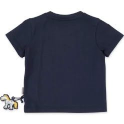 Sigikid Kollektion Tupfen Pony|Dunkelblaues Baby T-Shirt Mit Pony Motiv