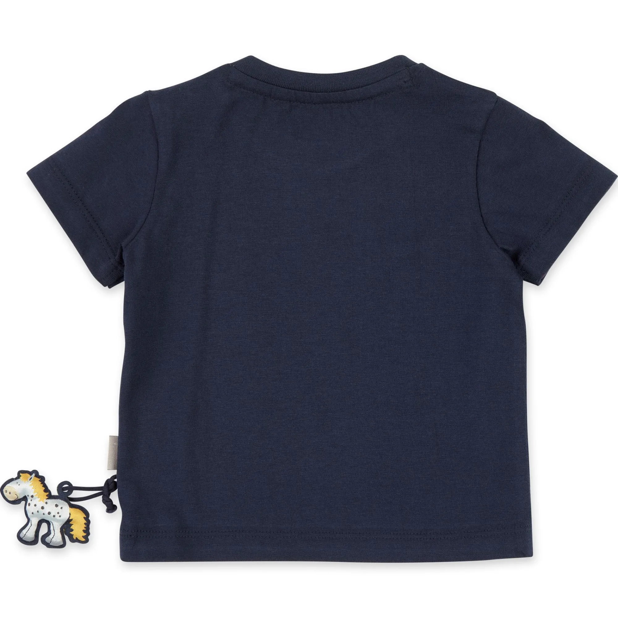 Sigikid Kollektion Tupfen Pony|Dunkelblaues Baby T-Shirt Mit Pony Motiv