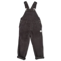 Sigikid Lange Hosen|Dunkelgraue Kinder Latz-Cordhose