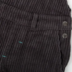 Sigikid Lange Hosen|Dunkelgraue Kinder Latz-Cordhose