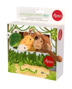 Sigikid Puppen & Handpuppen|Fingerpuppen-Set Dschungel