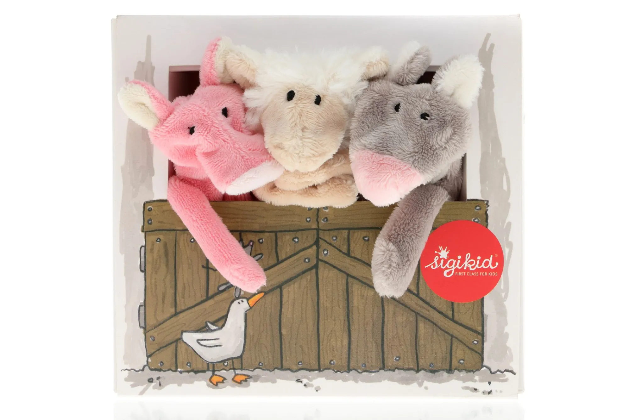 Sigikid Puppen & Handpuppen|Fingerpuppenset Farmfreunde
