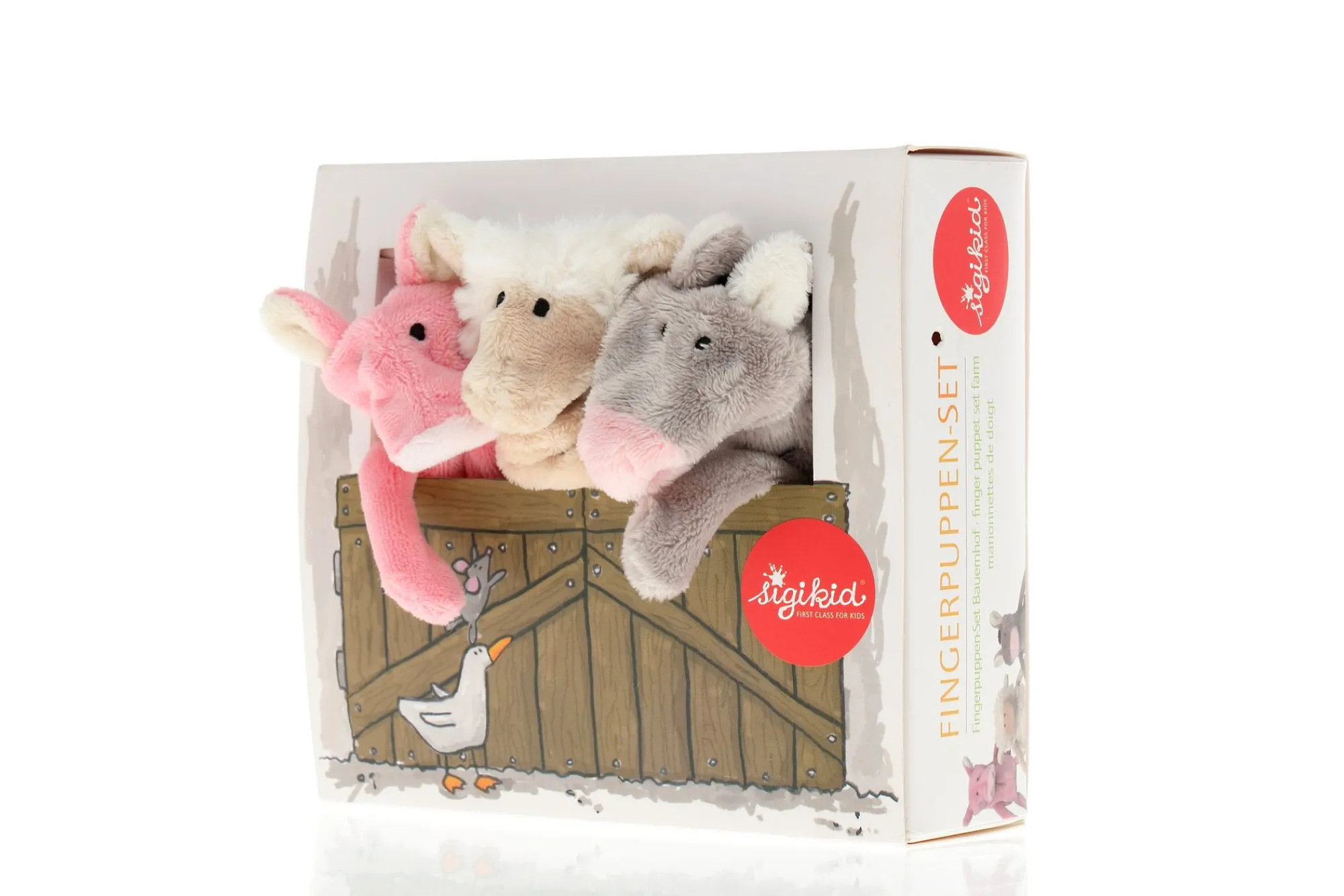 Sigikid Puppen & Handpuppen|Fingerpuppenset Farmfreunde