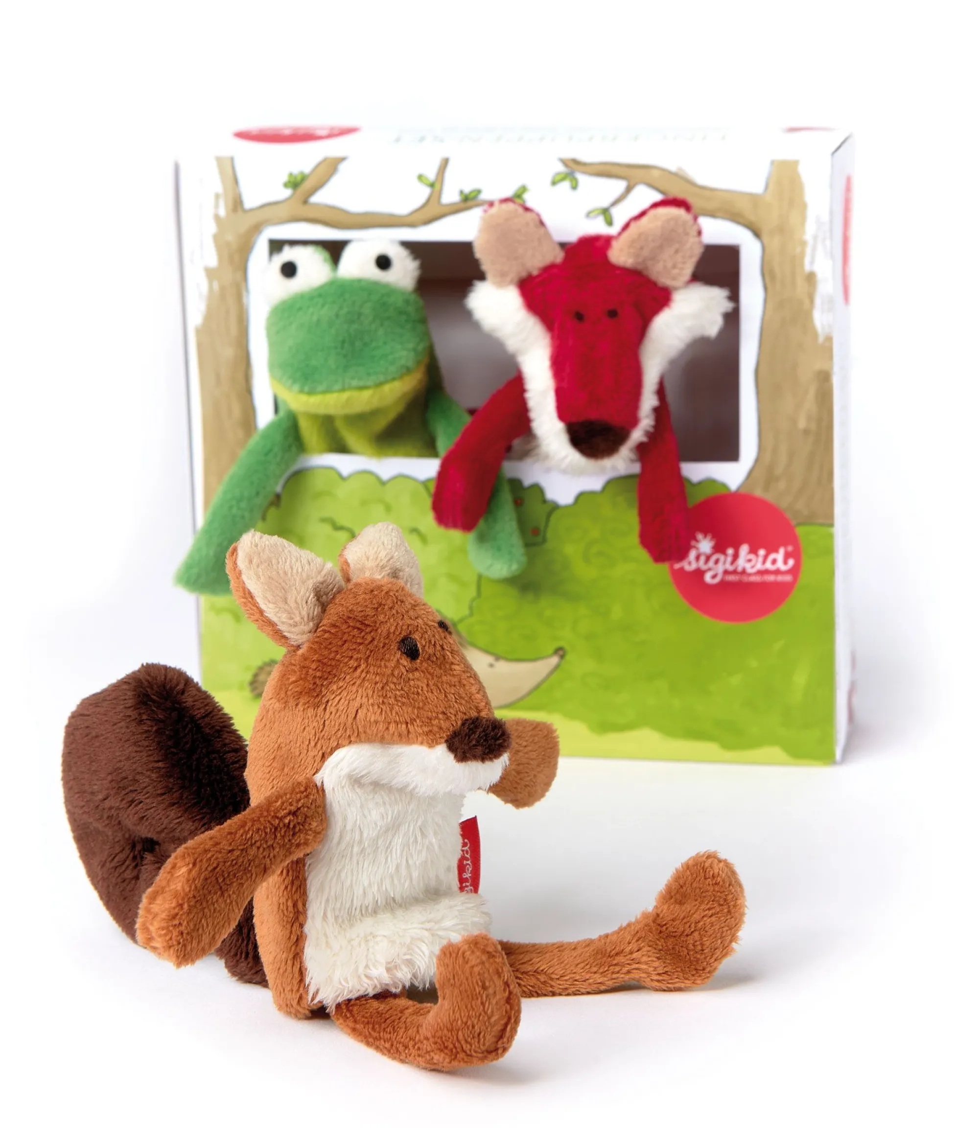 Sigikid Puppen & Handpuppen|Fingerpuppenset Waldfreunde
