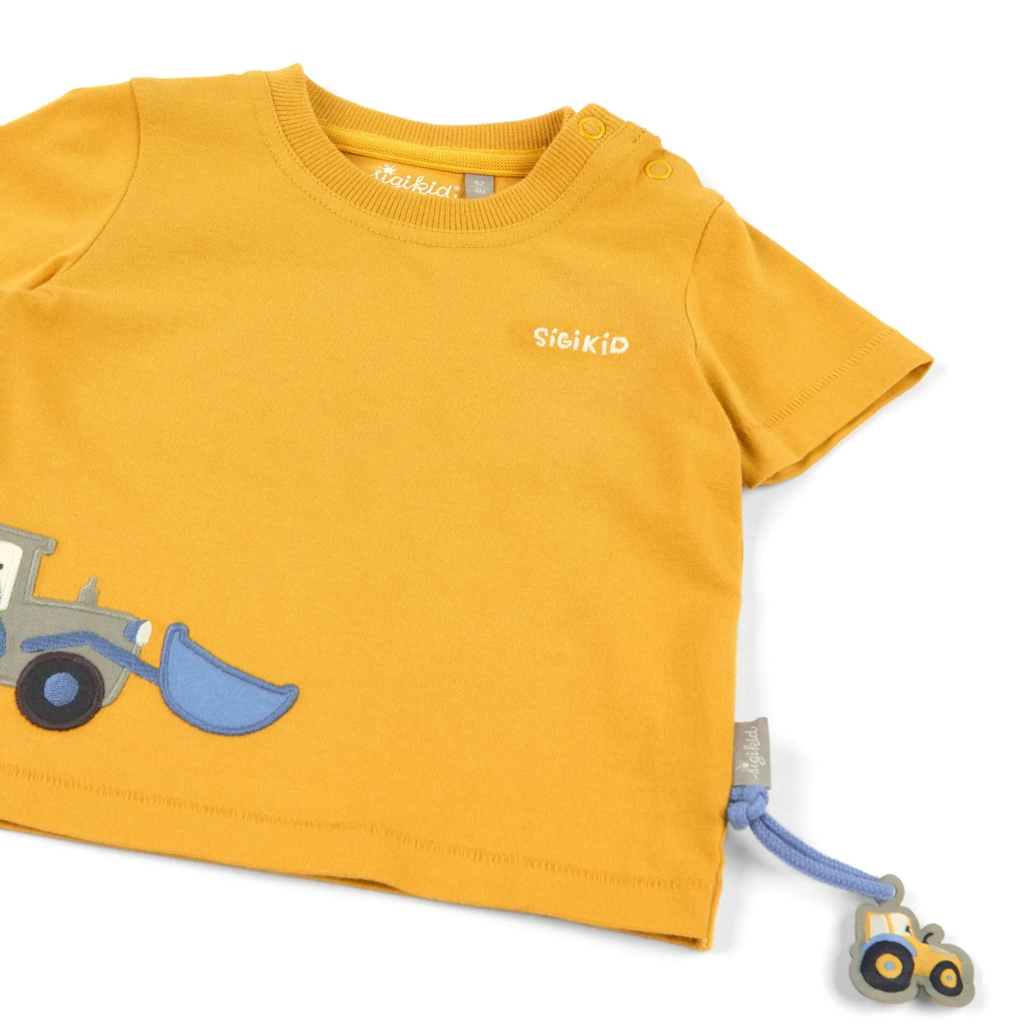Sigikid Kollektion Gelber Traktor|Gelbes Baby T-Shirt Traktor