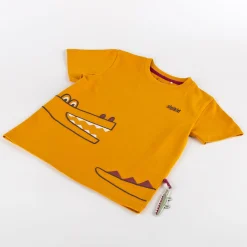 Sigikid Kollektion Happy Crocodile|Gelbes Kinder T-Shirt Krokodil