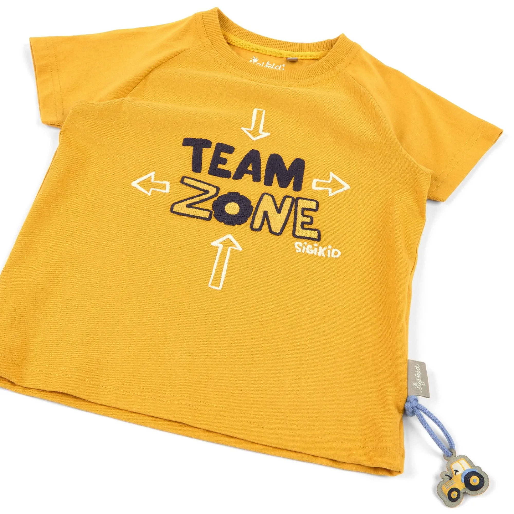 Sigikid Kollektion Gelber Traktor|Gelbes Kinder T-Shirt Team Zone
