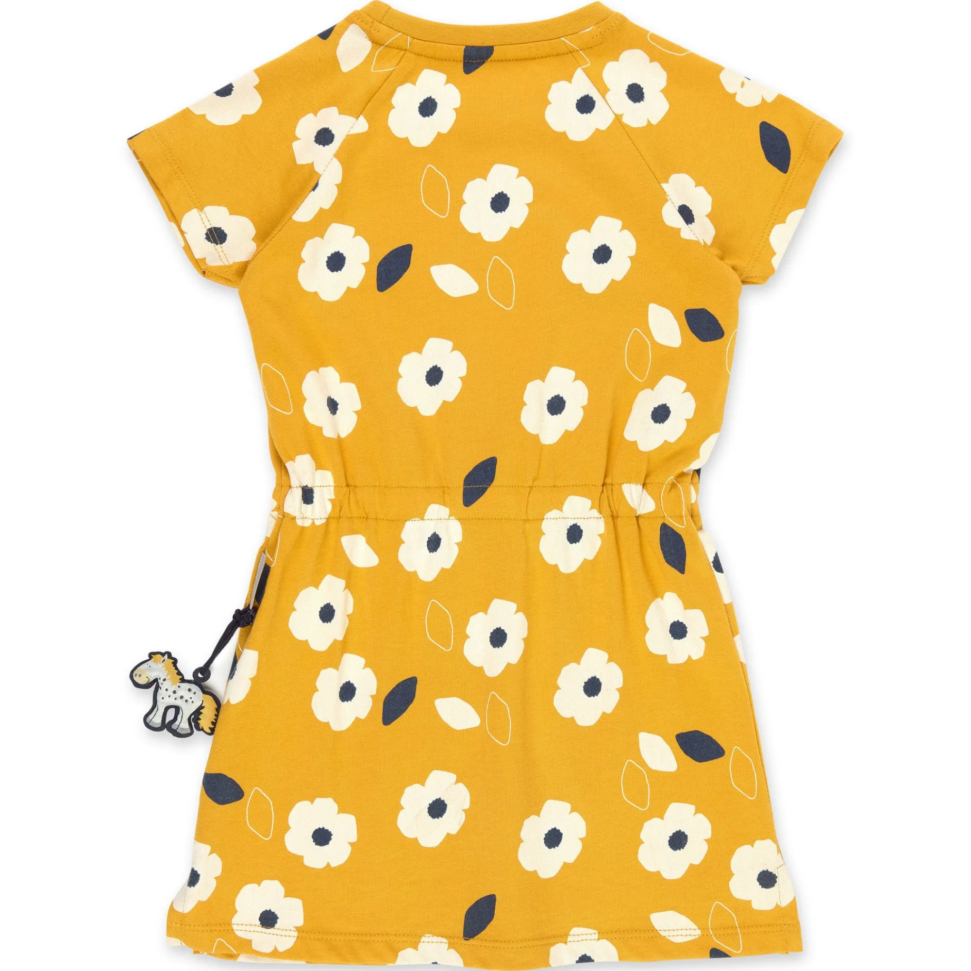 Sigikid Kollektion Tupfen Pony|Gelbes Kinderkleid Mit Blumchen Bedruckt