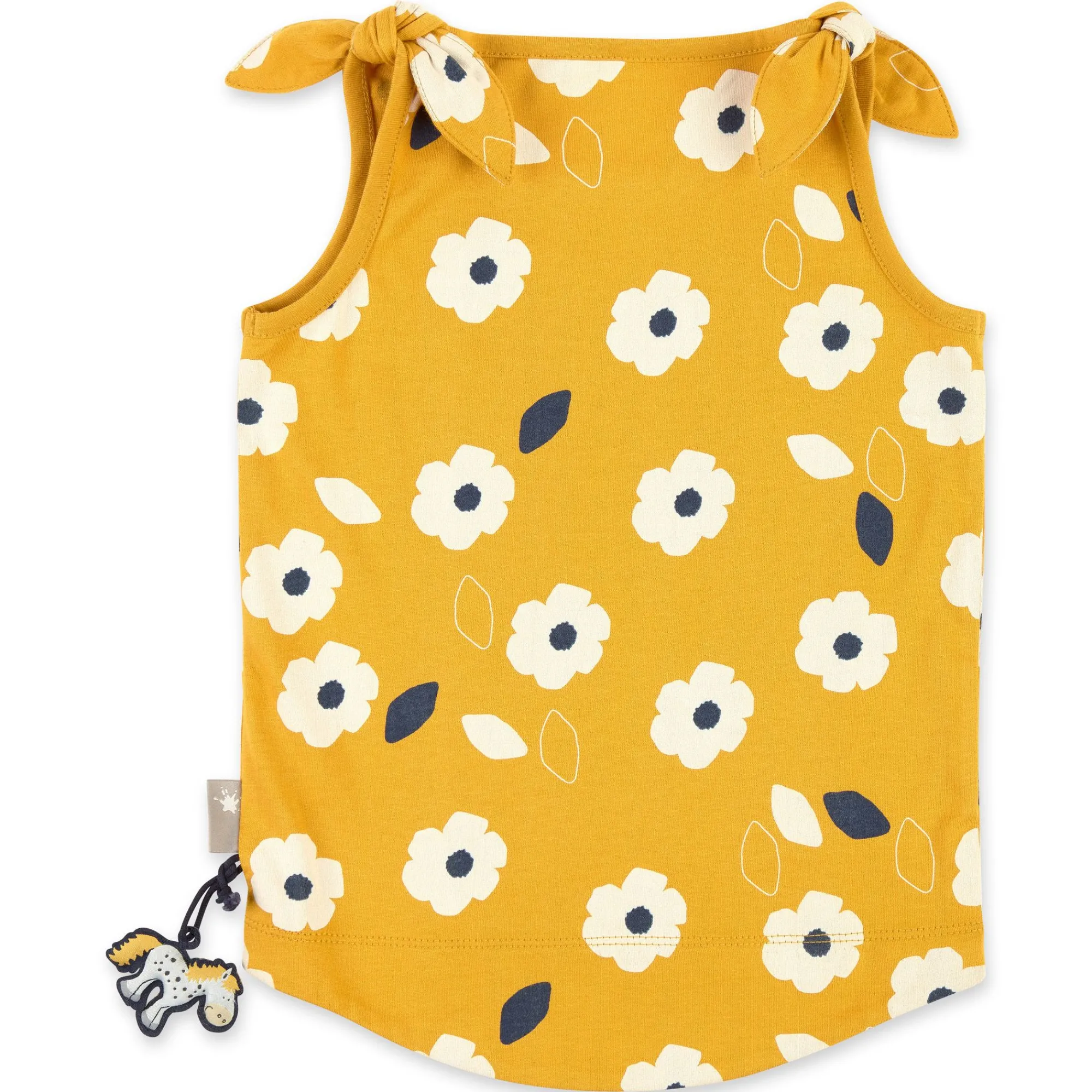 Sigikid Kollektion Tupfen Pony|Gelbes Sommertop Mit Blumchen Print