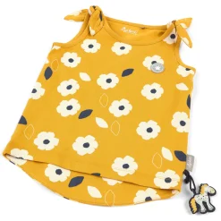 Sigikid Kollektion Tupfen Pony|Gelbes Sommertop Mit Blumchen Print