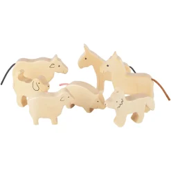 Sigikid Holzspielsachen|Holztiere-Set Bauernhof