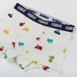 Sigikid Tag- Und Nachtwasche|Jungen Unterwasche Set Mit Auto Print