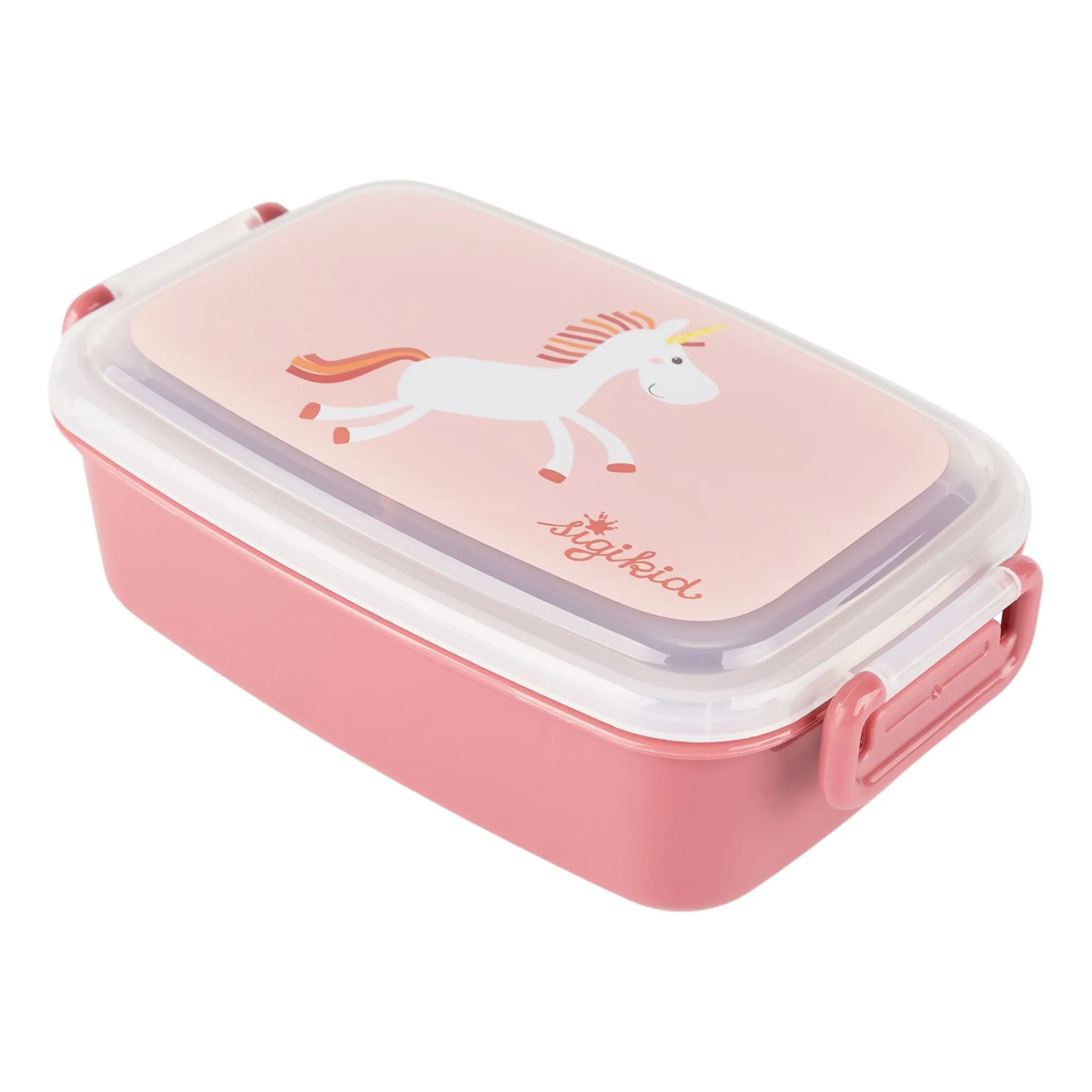 Sigikid Brotboxen|Kinder Brotdose Einhorn, Violett