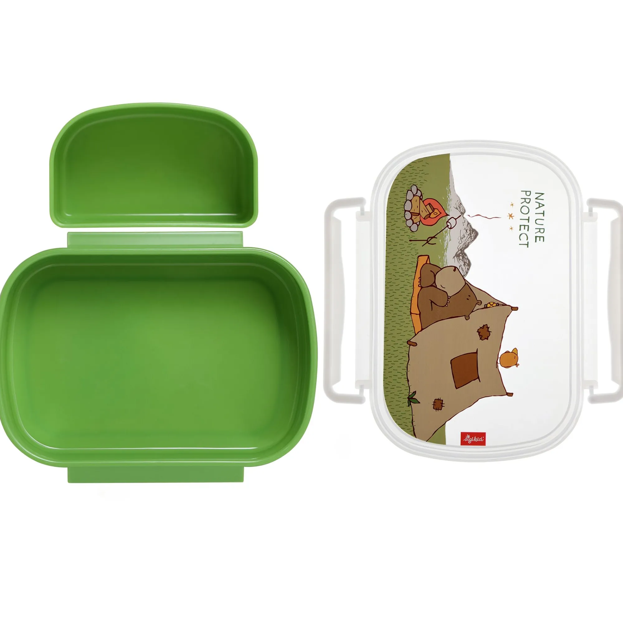 Sigikid Brotboxen|Kinder Brotzeitbox Mit Bar Forest Grizzly