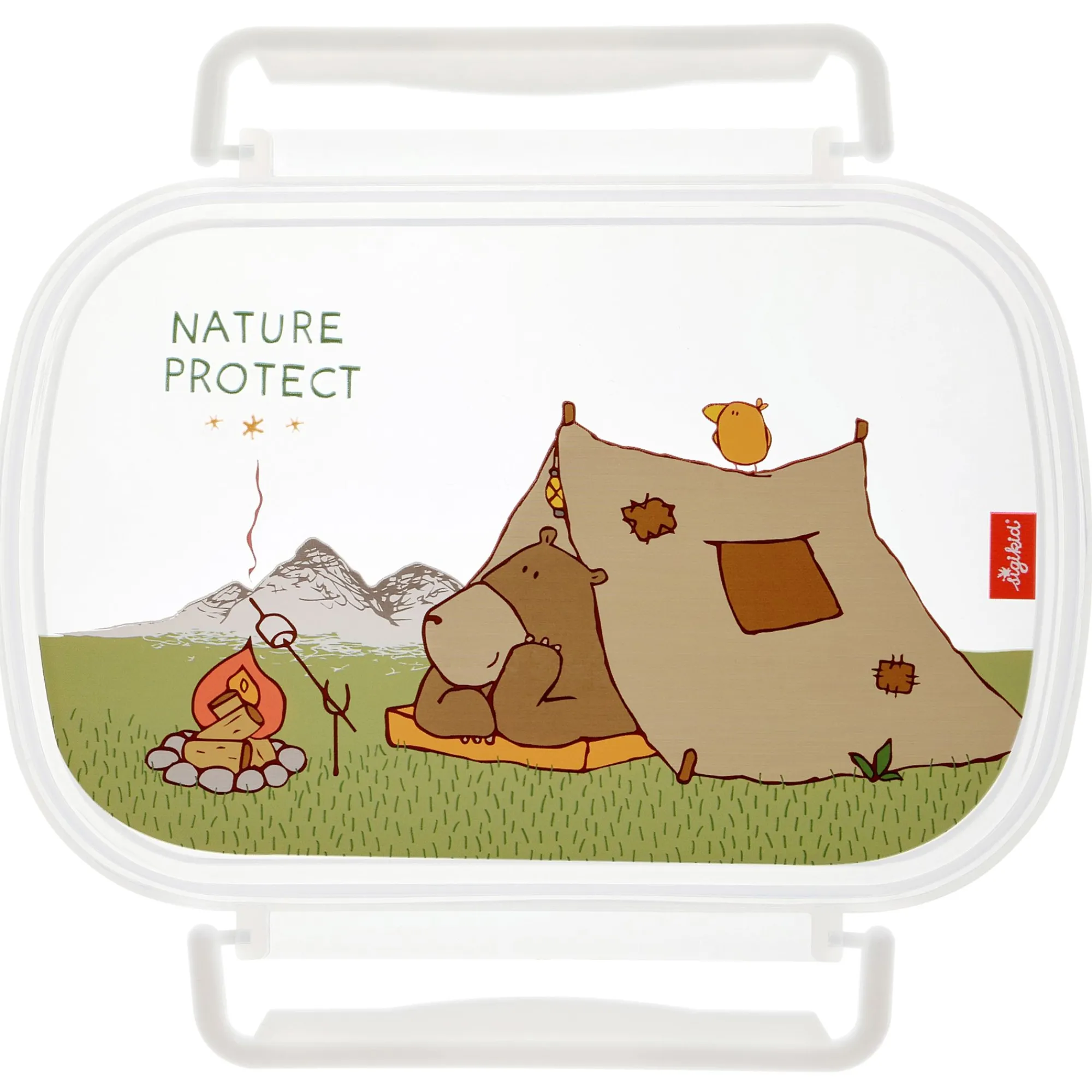 Sigikid Brotboxen|Kinder Brotzeitbox Mit Bar Forest Grizzly
