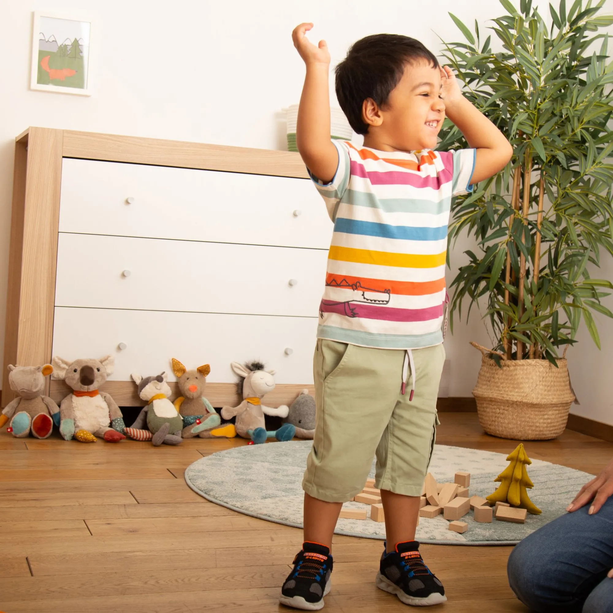 Sigikid Kollektion Happy Crocodile|Kinder Cargo Bermuda, Grun