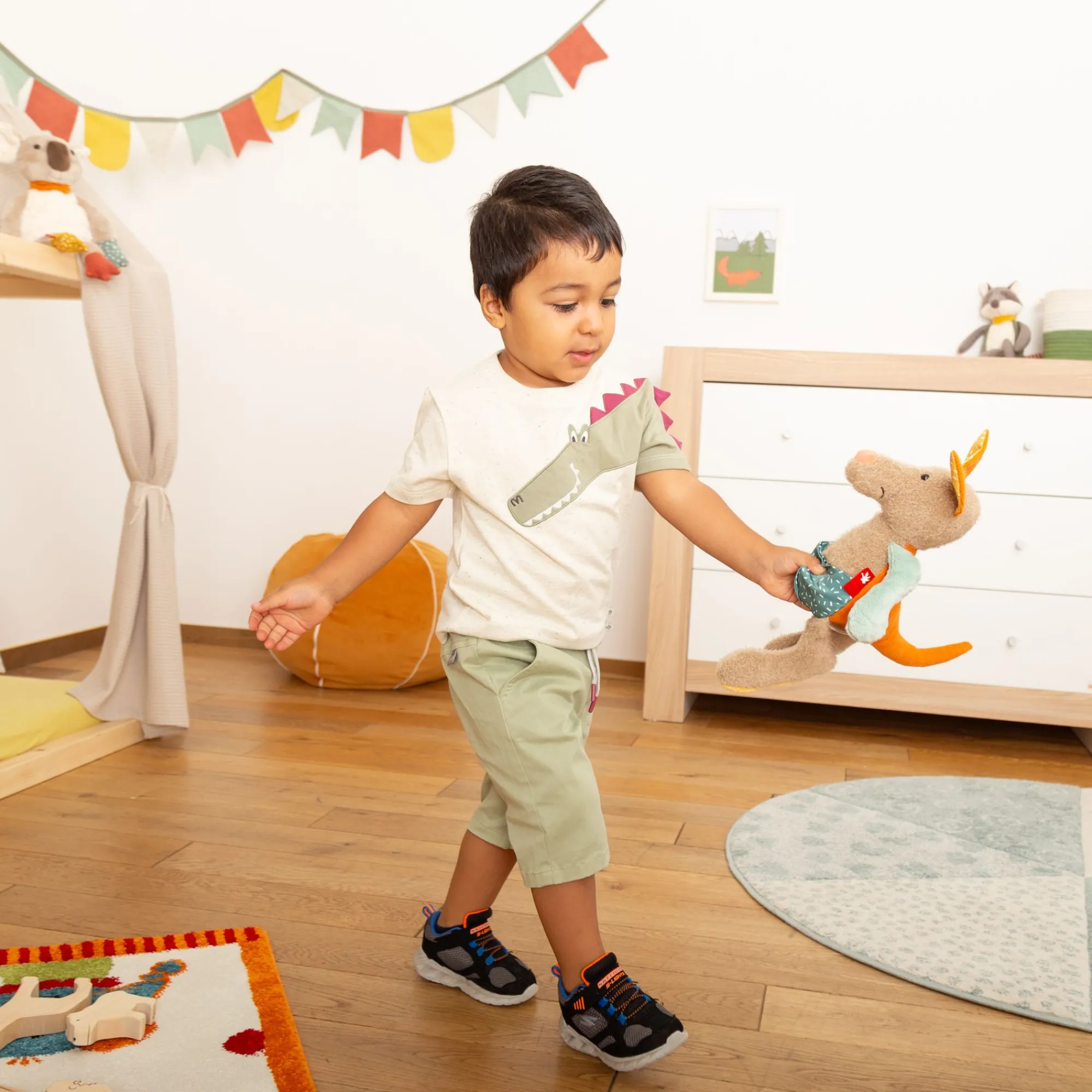 Sigikid Kollektion Happy Crocodile|Kinder Cargo Bermuda, Grun