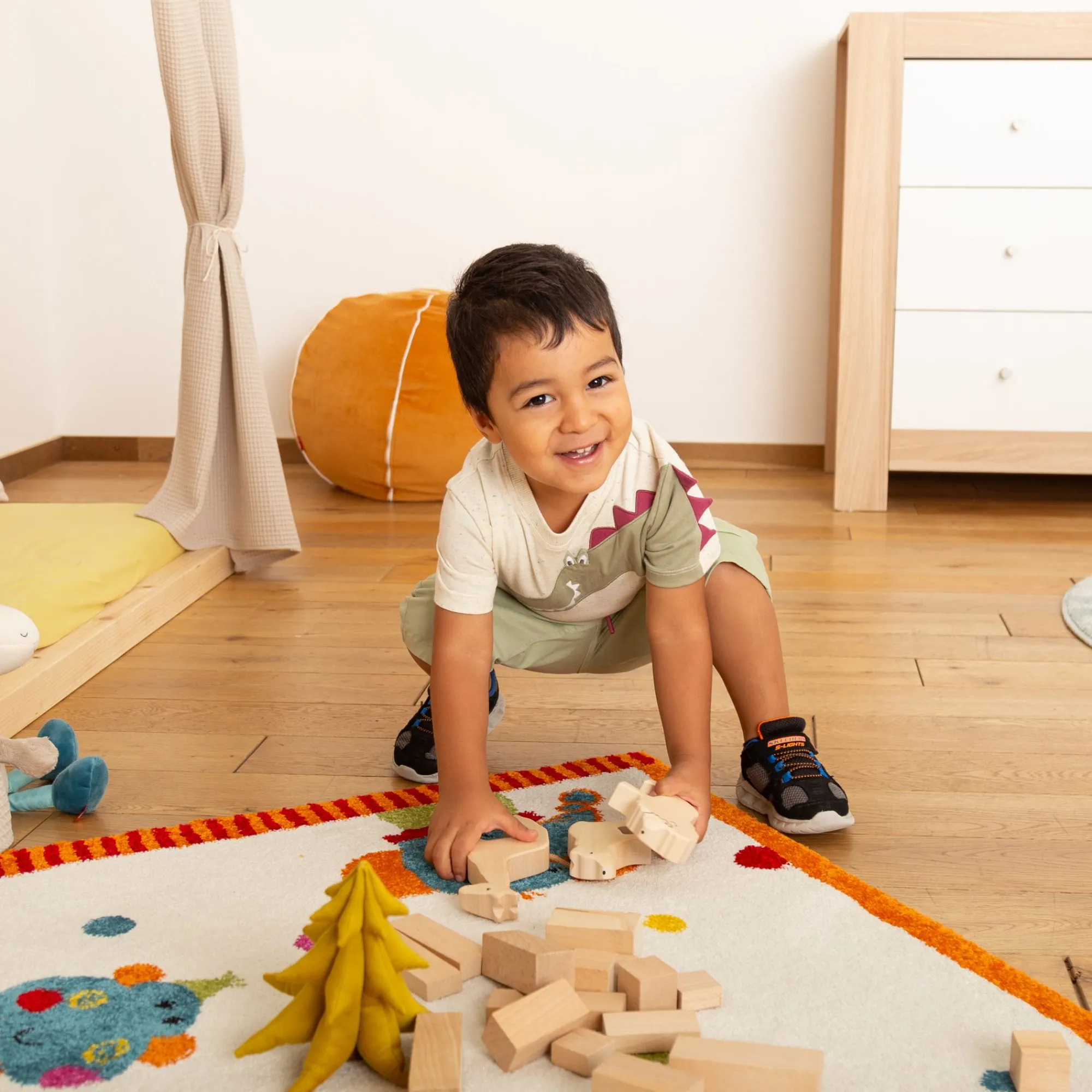 Sigikid Kollektion Happy Crocodile|Kinder Cargo Bermuda, Grun
