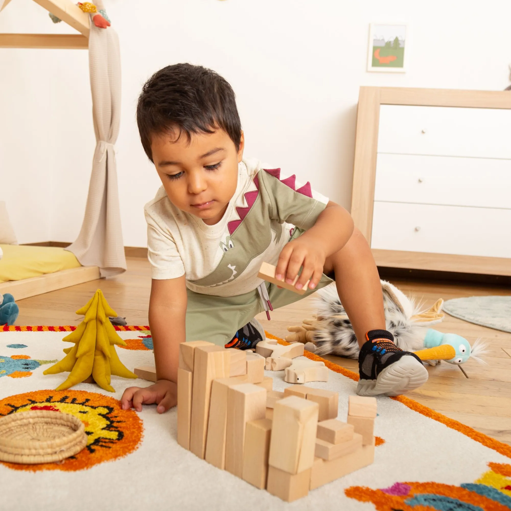 Sigikid Kollektion Happy Crocodile|Kinder Cargo Bermuda, Grun