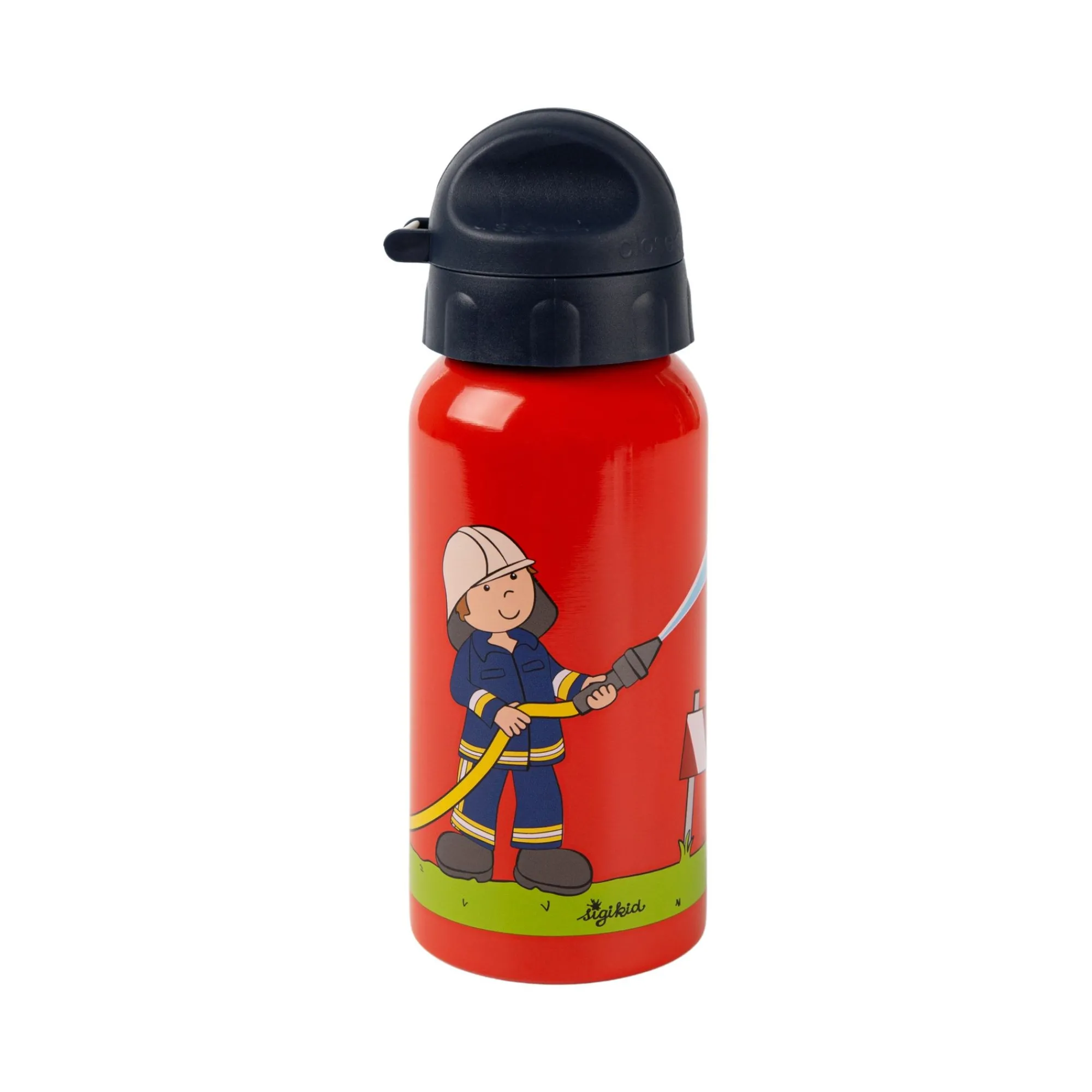 Sigikid Trinkflaschen|Kinder Edelstahl-Trinkflasche Feuerwehrmann Frido Firefi