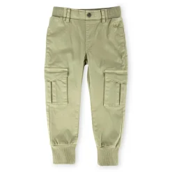 Sigikid Kollektion Happy Crocodile|Kinder Gabardine Hose, Grun