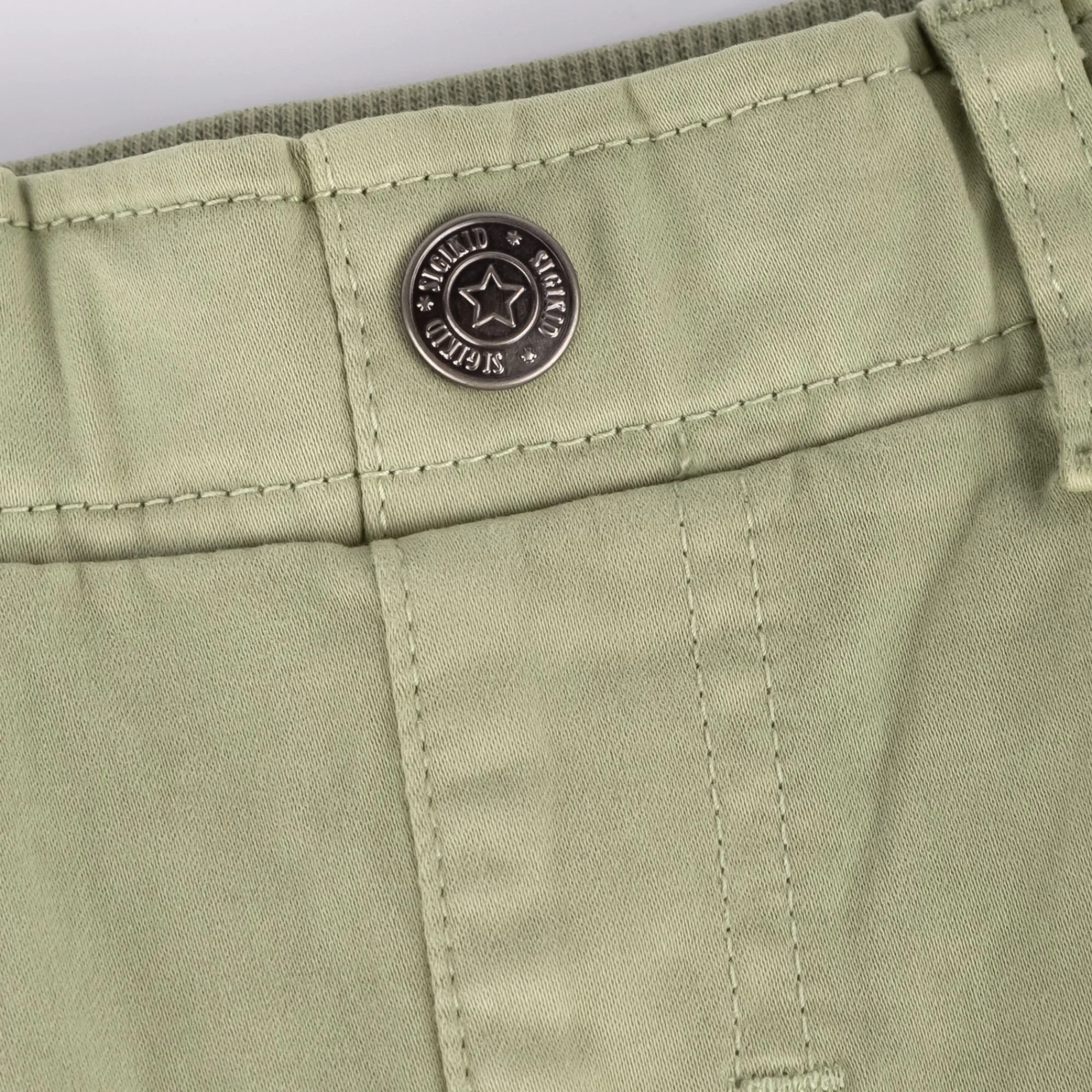 Sigikid Kollektion Happy Crocodile|Kinder Gabardine Hose, Grun