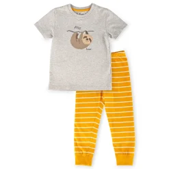 Sigikid Tag- Und Nachtwasche|Kinder Pyjama Faultier, Gelb