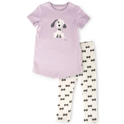 Sigikid Tag- Und Nachtwasche|Kinder Pyjama Hund, Lila