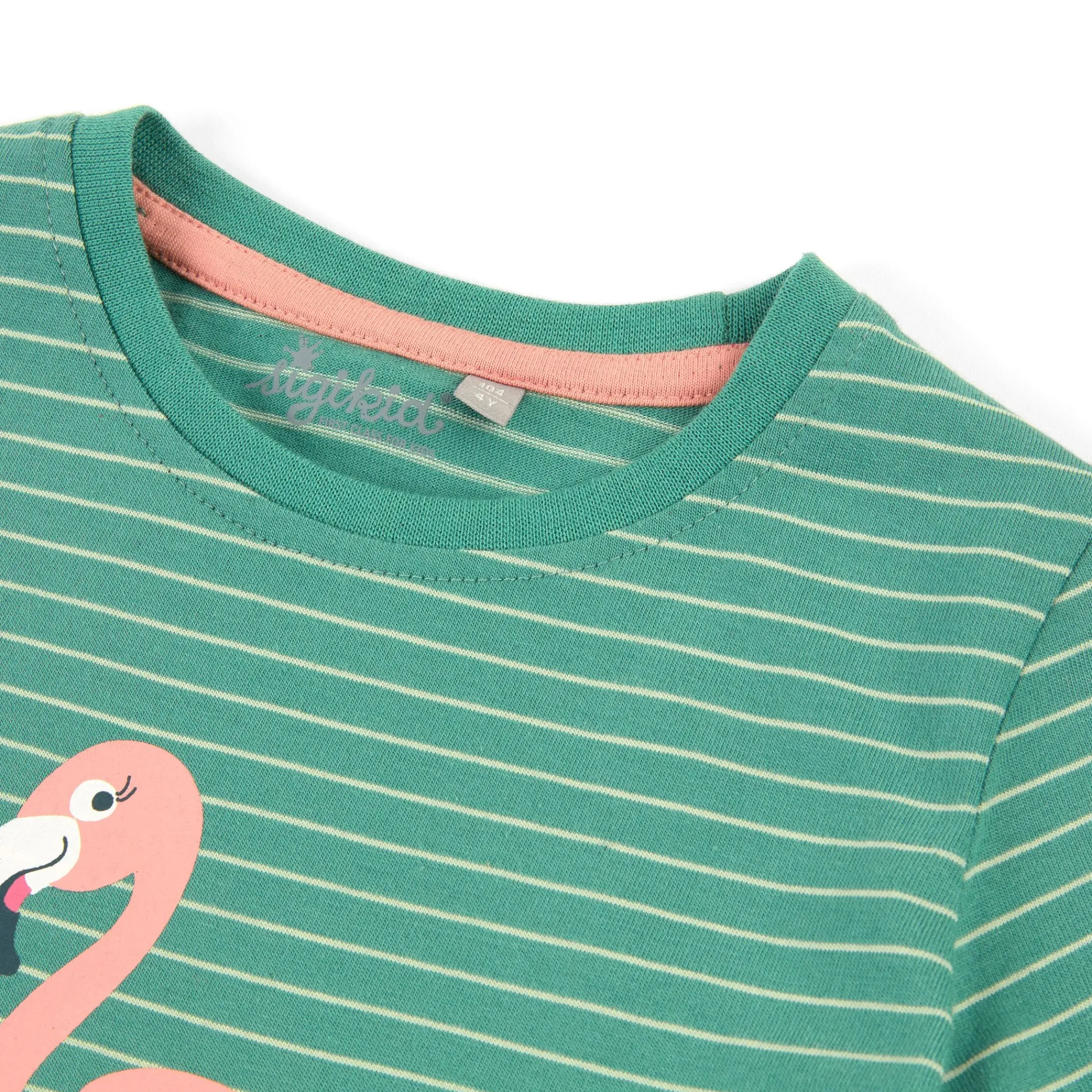 Sigikid Tag- Und Nachtwasche|Kinder Schlafanzug Flamingo, Rosa-Grun
