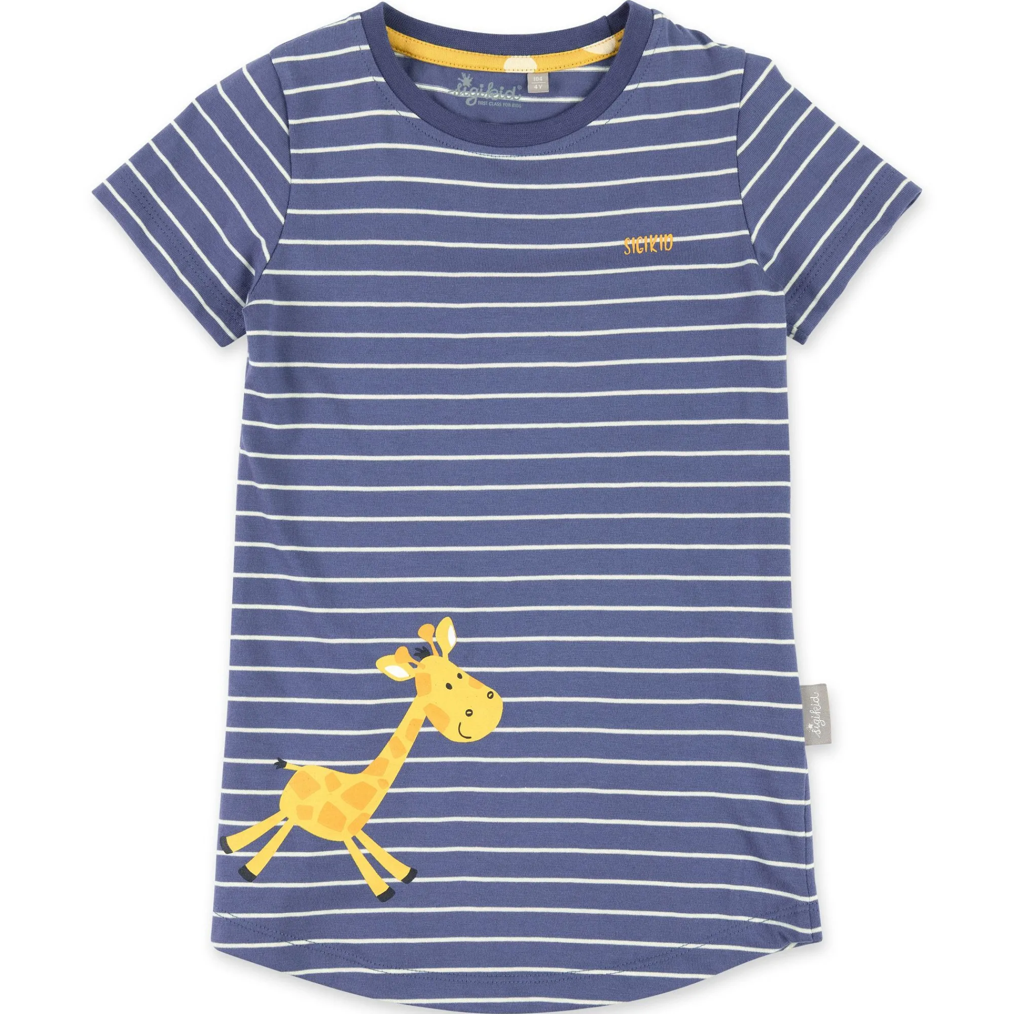 Sigikid Tag- Und Nachtwasche|Kinder Schlafanzug Giraffe, Gelb-Blau