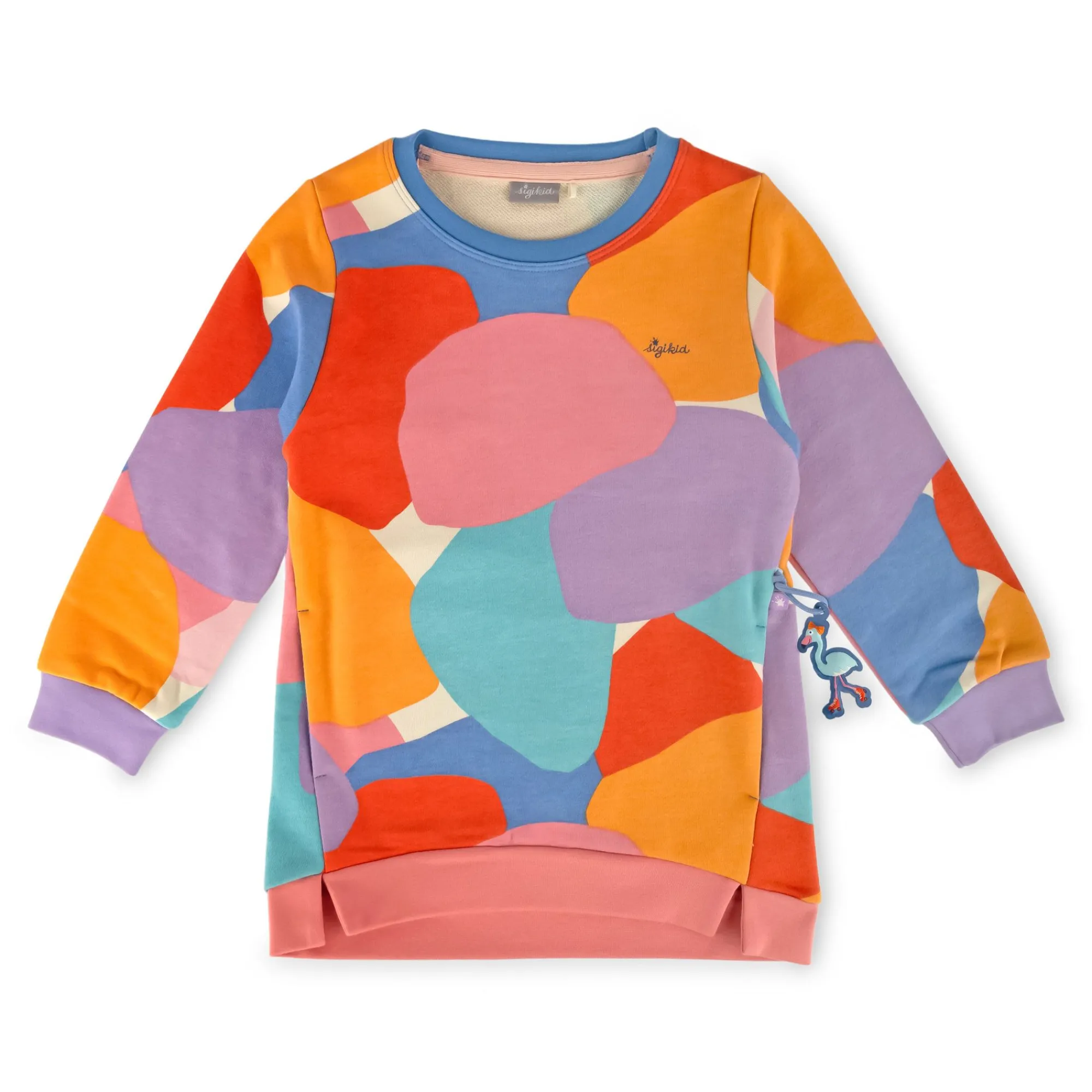Sigikid Kollektion Wild Flamingo|Kinder Sweat-Longshirt Mit Taschen, Wild Flamingo