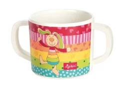 Sigikid Kindergeschirr|Kinder Tasse Hase Rainbow Rabbit, Rpet