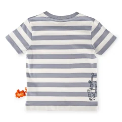 Sigikid Kollektion Wild Adventure|Kinder T-Shirt Mit Jeep Motiv, Grau-Weis