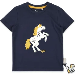 Sigikid Kollektion Tupfen Pony|Kinder T-Shirt Mit Pony Motiv, Dunkelblau
