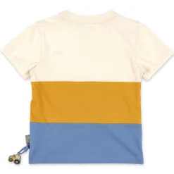 Sigikid Kollektion Gelber Traktor|Kinder T-Shirt Weis-Gelb-Blau