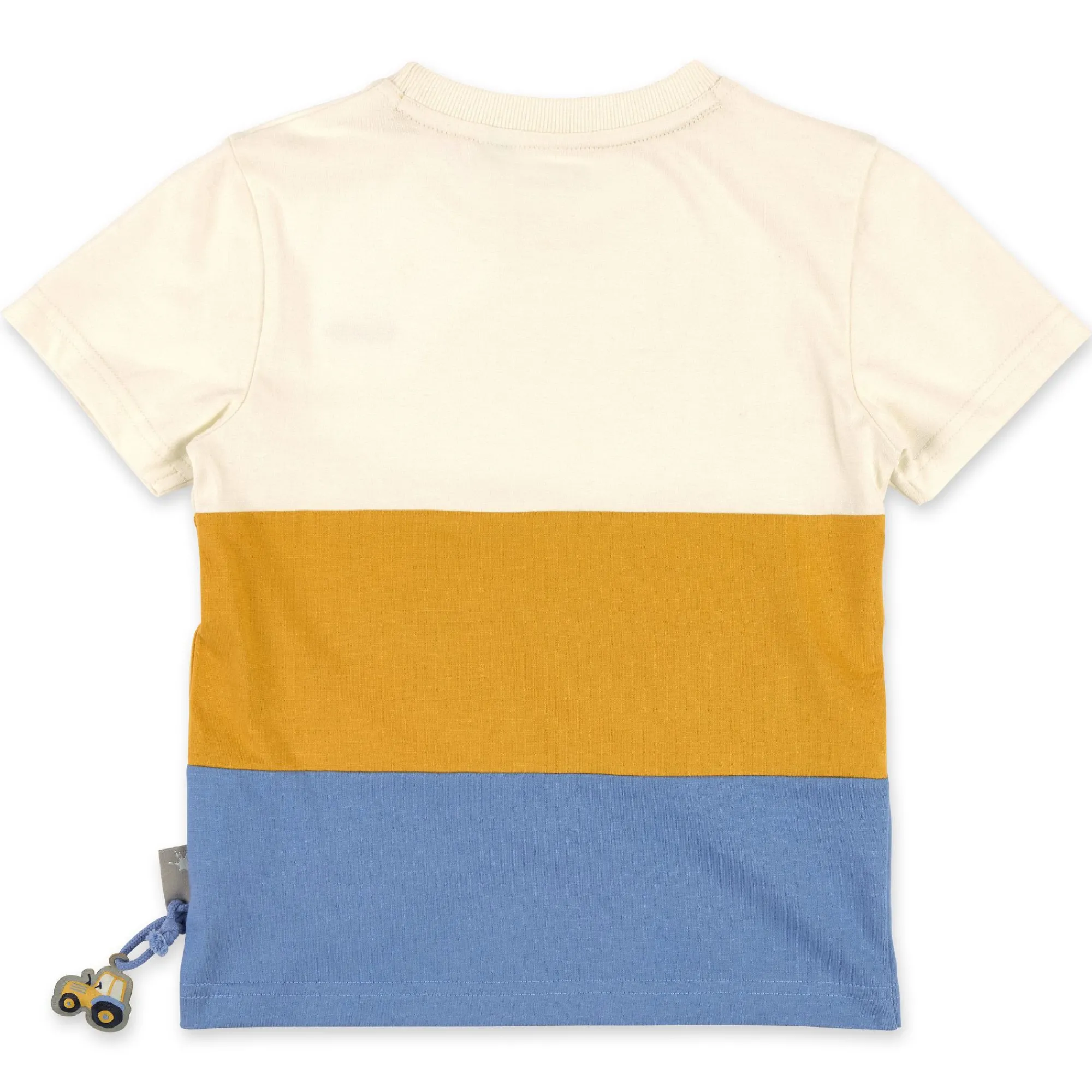 Sigikid Kollektion Gelber Traktor|Kinder T-Shirt Weis-Gelb-Blau