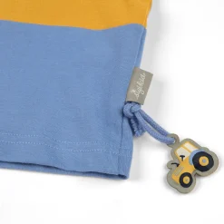 Sigikid Kollektion Gelber Traktor|Kinder T-Shirt Weis-Gelb-Blau