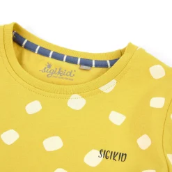 Sigikid Tag- Und Nachtwasche|Kurzer Kinder Sommer Schlafanzug Giraffe, Gelb-Blau