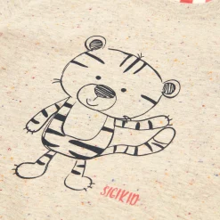 Sigikid Tag- Und Nachtwasche|Kurzer Kinder Sommer Schlafanzug Tiger, Hell Meliert-Pin