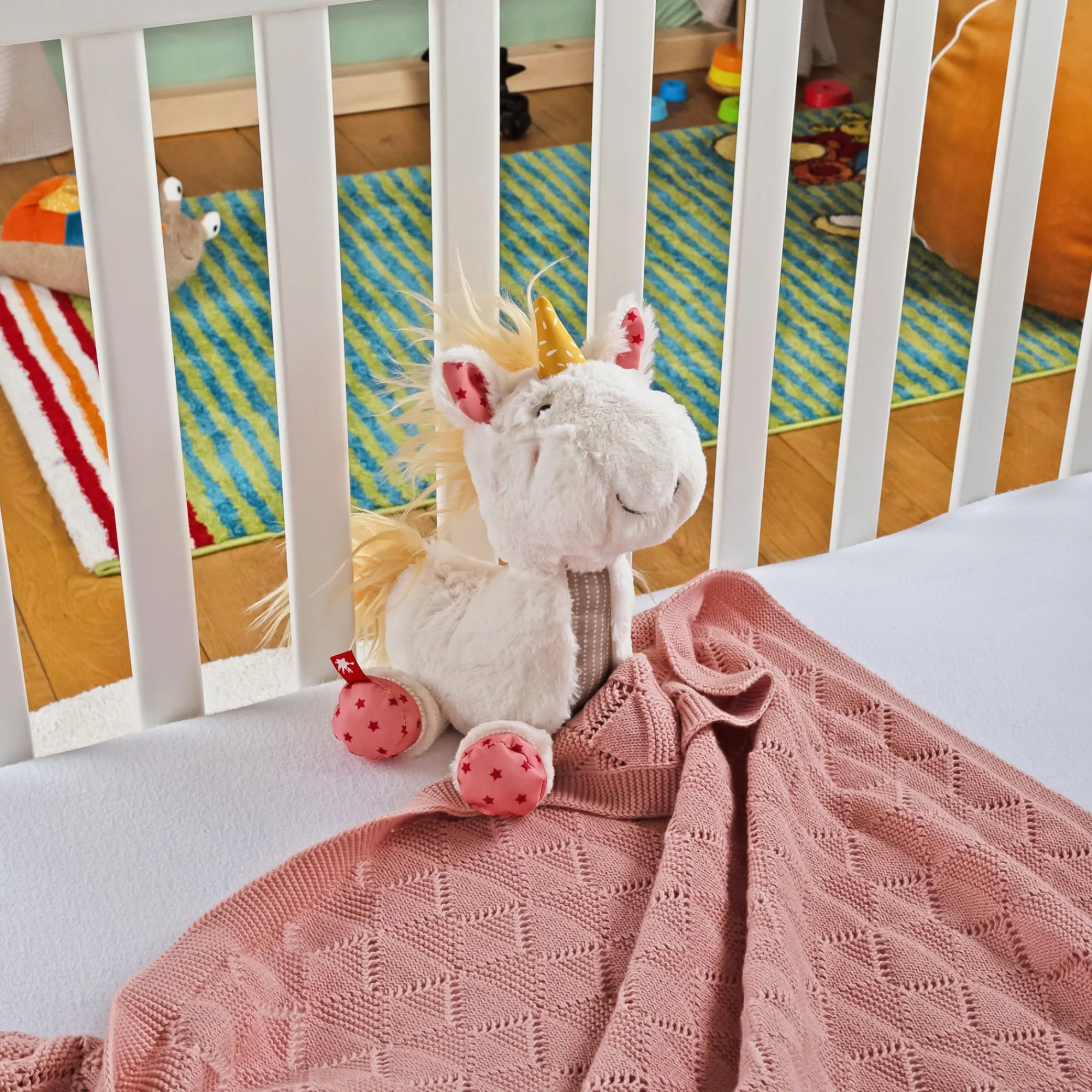 Sigikid Patchwork Sweety|Kuscheltier Einhorn, Patchwork Sweety