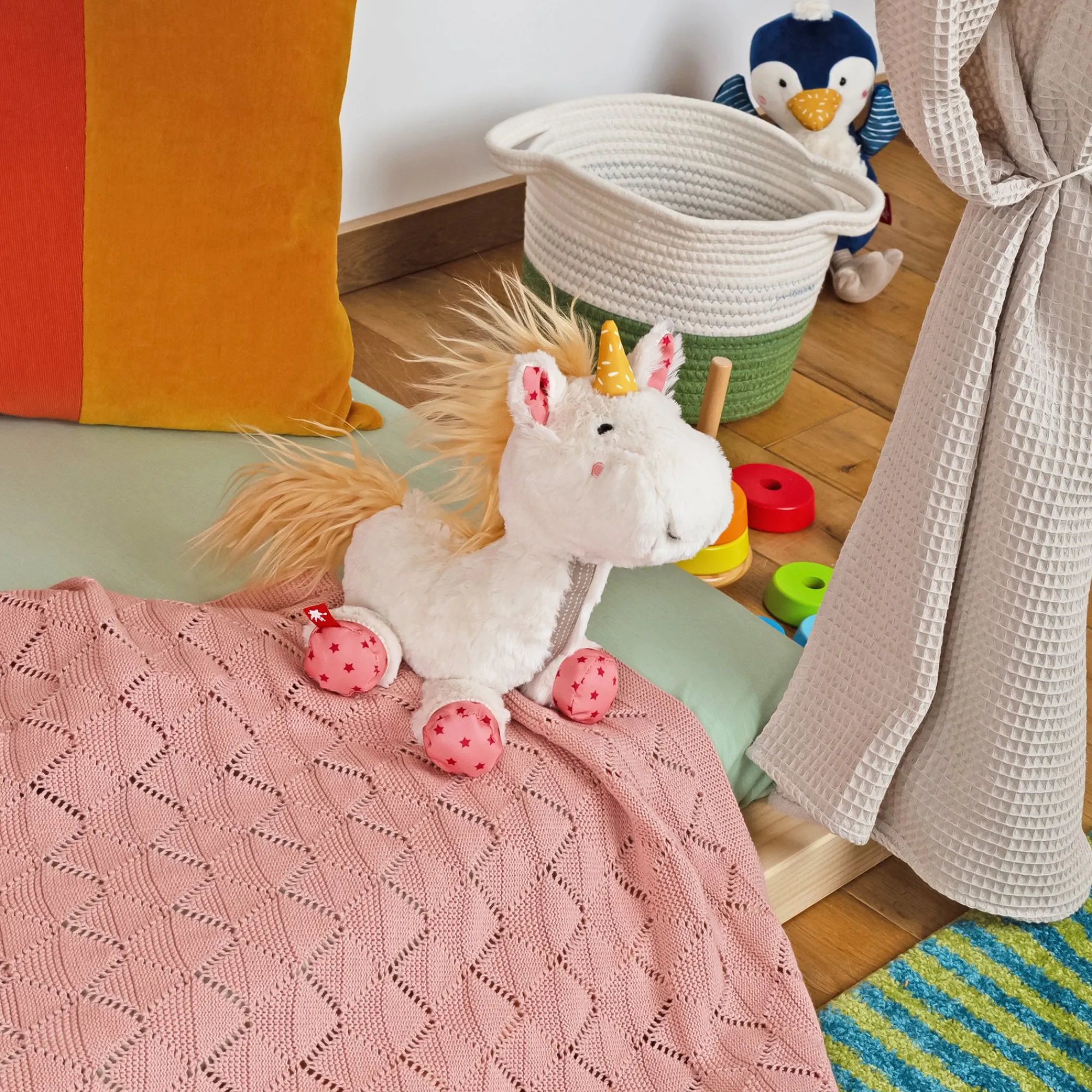 Sigikid Patchwork Sweety|Kuscheltier Einhorn, Patchwork Sweety
