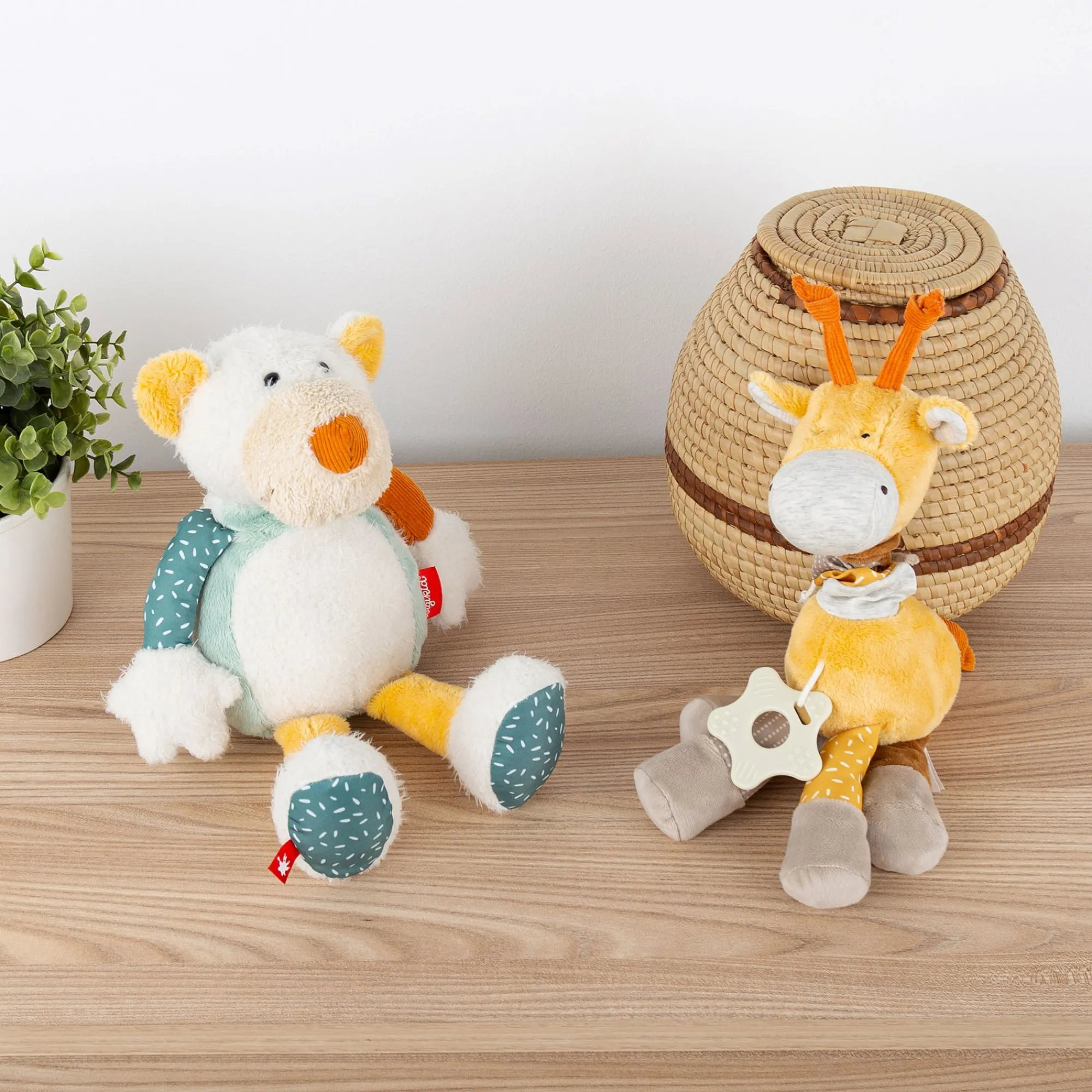 Sigikid Patchwork Sweety|Kuscheltier Eisbar, Patchwork Sweety