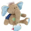 Sigikid Patchwork Sweety|Kuscheltier Elefant Blau, Patchwork Sweety