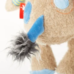 Sigikid Patchwork Sweety|Kuscheltier Elefant Blau, Patchwork Sweety