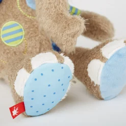 Sigikid Patchwork Sweety|Kuscheltier Elefant Blau, Patchwork Sweety