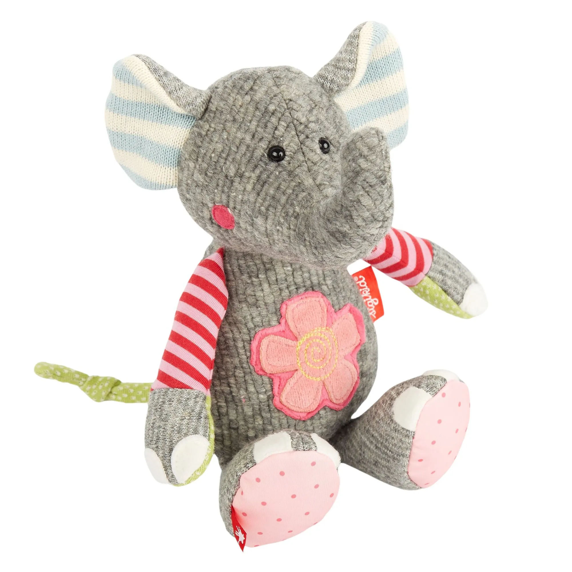 Sigikid Patchwork Sweety|Kuscheltier Elefant Im Patchworkstyle