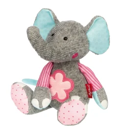Sigikid Patchwork Sweety|Kuscheltier Elefant Rosa, Patchwork Sweety