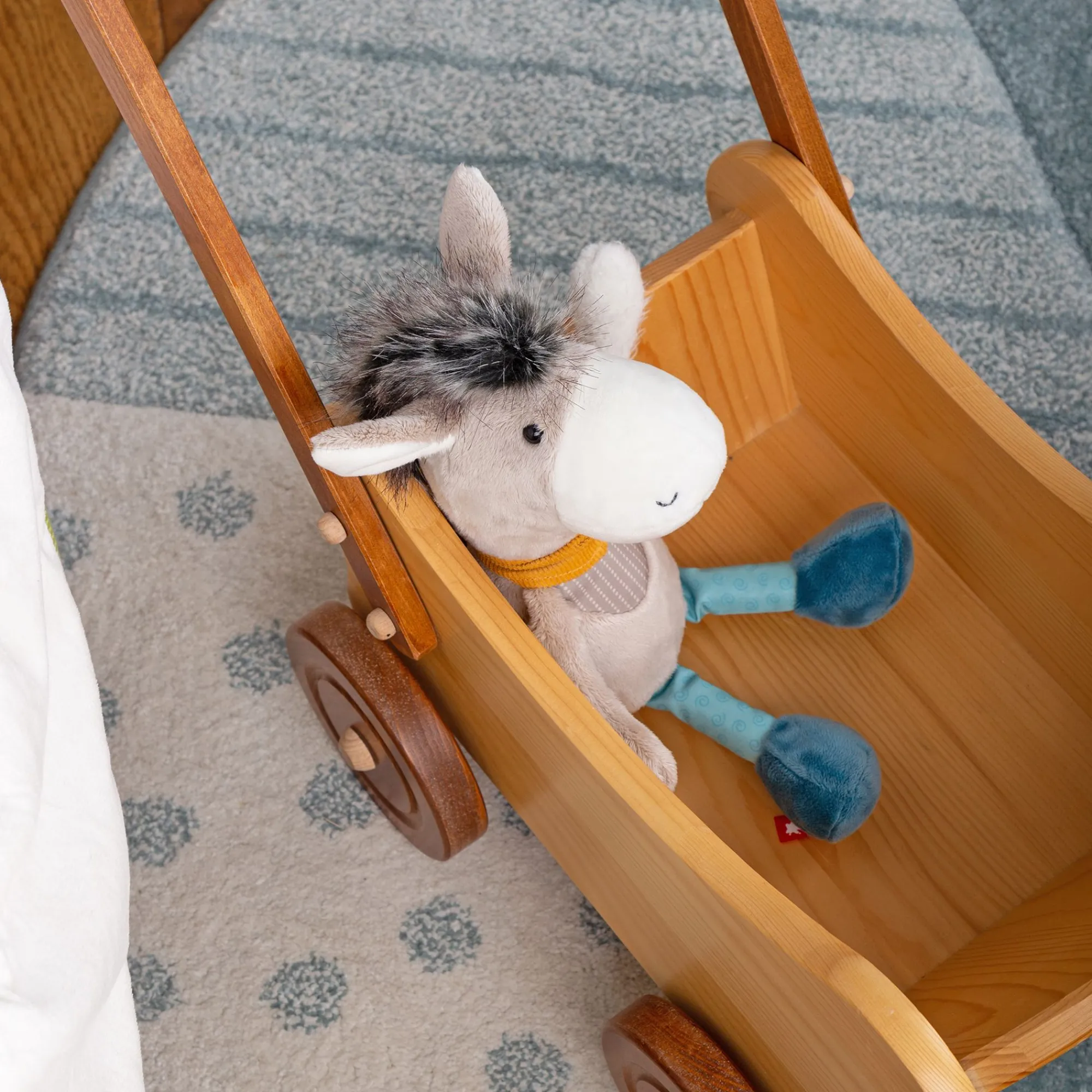 Sigikid Patchwork Sweety|Kuscheltier Esel, Patchwork Sweety