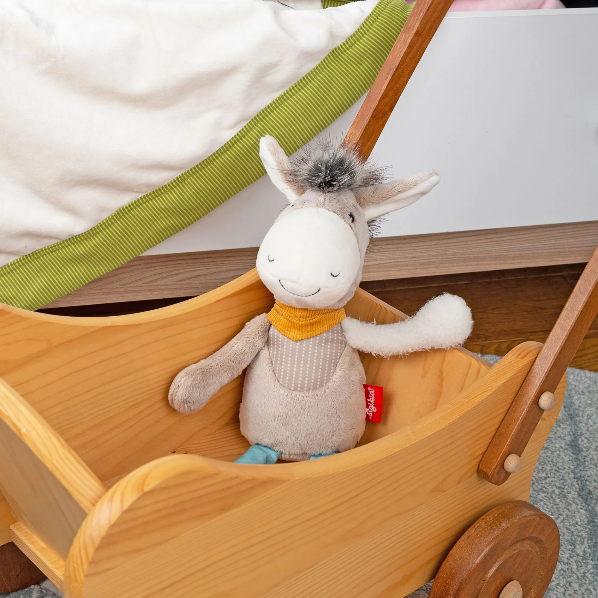 Sigikid Patchwork Sweety|Kuscheltier Esel, Patchwork Sweety